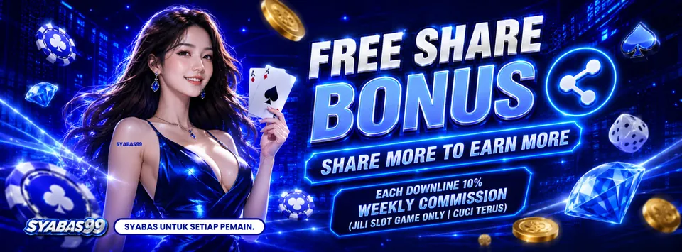 Syabas99 free share bonus